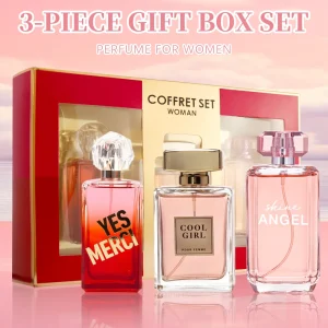 Eau de Perfume Spray Coffret Set Gift for Women, Long Lasting Fragrance