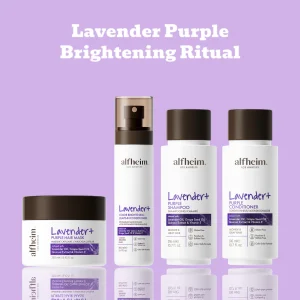 Lavender + Purple Shampoo, Conditioner, Hair Mask & Leave-In Spray Set