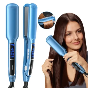 SEJOY Professional Hair Straightener Flat Iron with Adjustable Temp 300-450°F