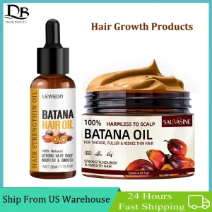 Batana Oil Anti-Hair Loss Essence 50ml for Hair Growth, Strengthen Roots and Anti-Breakage Treatment